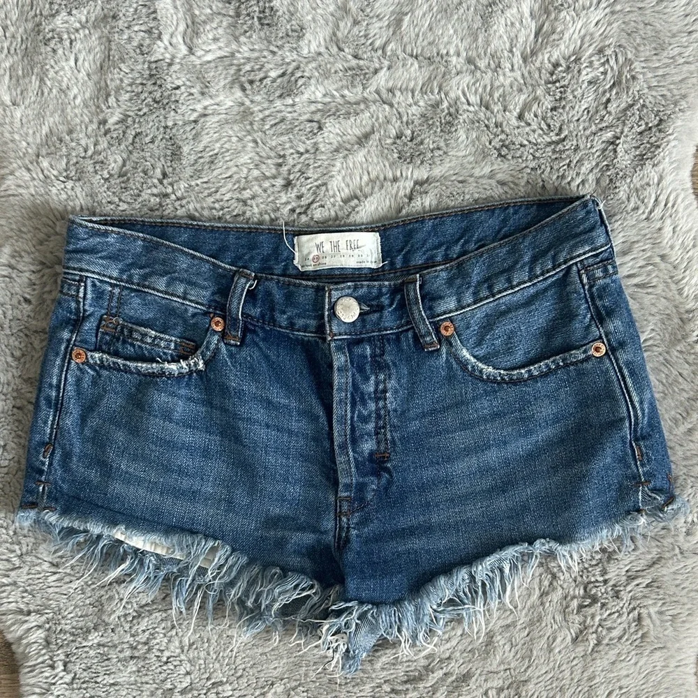 Free People We The Free Denim Shorts 25